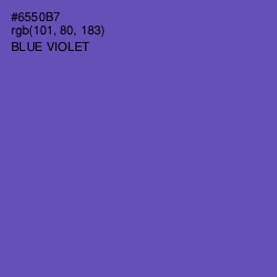 #6550B7 - Blue Violet Color Image