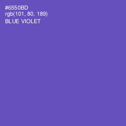 #6550BD - Blue Violet Color Image