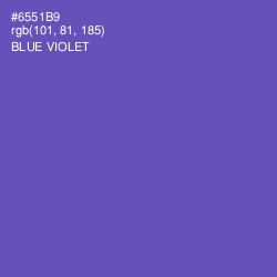 #6551B9 - Blue Violet Color Image