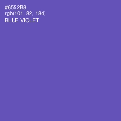 #6552B8 - Blue Violet Color Image