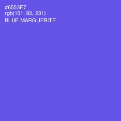 #6553E7 - Blue Marguerite Color Image