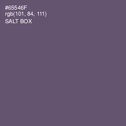 #65546F - Salt Box Color Image
