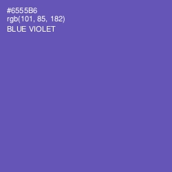#6555B6 - Blue Violet Color Image
