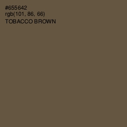 #655642 - Tobacco Brown Color Image