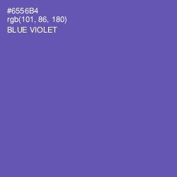 #6556B4 - Blue Violet Color Image