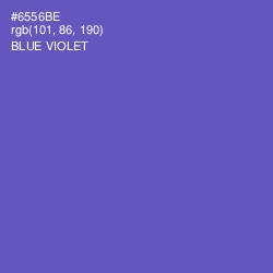 #6556BE - Blue Violet Color Image