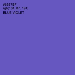 #6557BF - Blue Violet Color Image