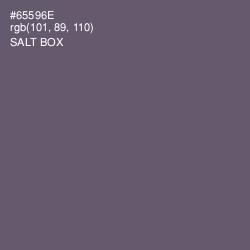 #65596E - Salt Box Color Image
