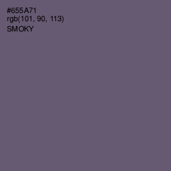 #655A71 - Smoky Color Image