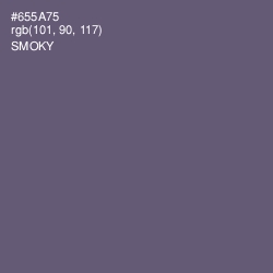 #655A75 - Smoky Color Image