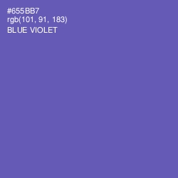 #655BB7 - Blue Violet Color Image