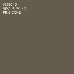 #655C4D - Pine Cone Color Image