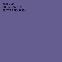 #655C90 - Butterfly Bush Color Image