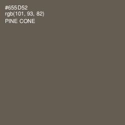 #655D52 - Pine Cone Color Image