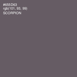 #655D63 - Scorpion Color Image