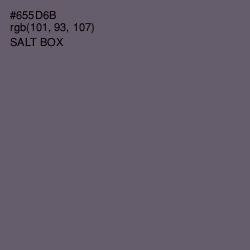 #655D6B - Salt Box Color Image