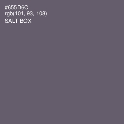#655D6C - Salt Box Color Image