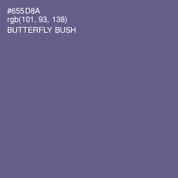 #655D8A - Butterfly Bush Color Image