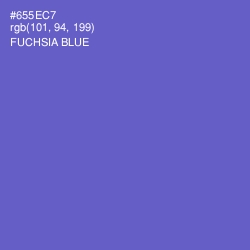 #655EC7 - Fuchsia Blue Color Image