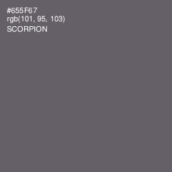 #655F67 - Scorpion Color Image