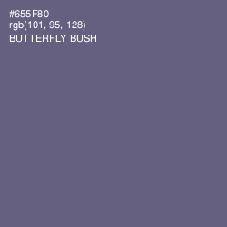 #655F80 - Butterfly Bush Color Image