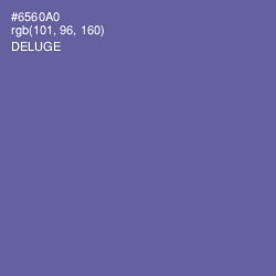 #6560A0 - Deluge Color Image