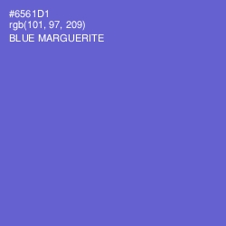 #6561D1 - Blue Marguerite Color Image