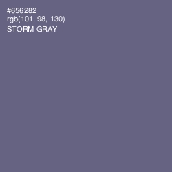 #656282 - Storm Gray Color Image