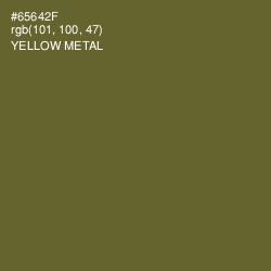 #65642F - Yellow Metal Color Image