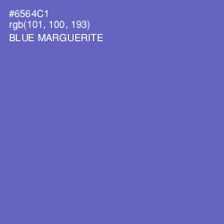 #6564C1 - Blue Marguerite Color Image