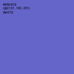 #6564C9 - Blue Marguerite Color Image