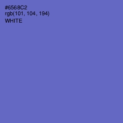#6568C2 - Blue Marguerite Color Image