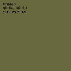 #65693D - Yellow Metal Color Image