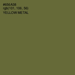 #656A38 - Yellow Metal Color Image