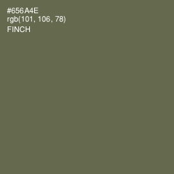 #656A4E - Finch Color Image