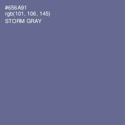 #656A91 - Storm Gray Color Image