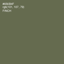 #656B4F - Finch Color Image