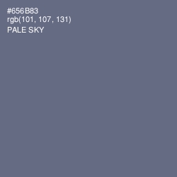 #656B83 - Pale Sky Color Image