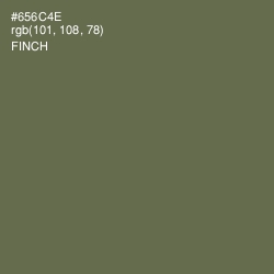#656C4E - Finch Color Image
