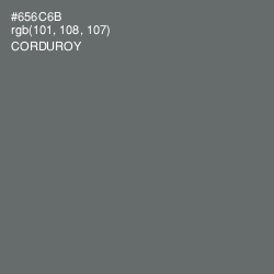 #656C6B - Corduroy Color Image