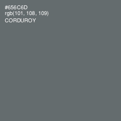 #656C6D - Corduroy Color Image