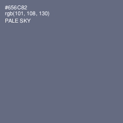 #656C82 - Pale Sky Color Image