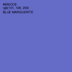 #656CC8 - Blue Marguerite Color Image