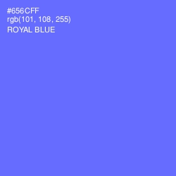 #656CFF - Royal Blue Color Image