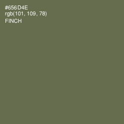 #656D4E - Finch Color Image