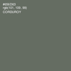 #656D63 - Corduroy Color Image