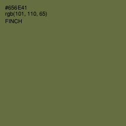 #656E41 - Finch Color Image