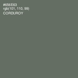 #656E63 - Corduroy Color Image