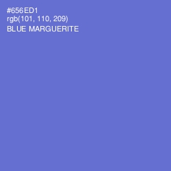 #656ED1 - Blue Marguerite Color Image