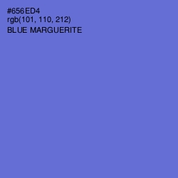 #656ED4 - Blue Marguerite Color Image